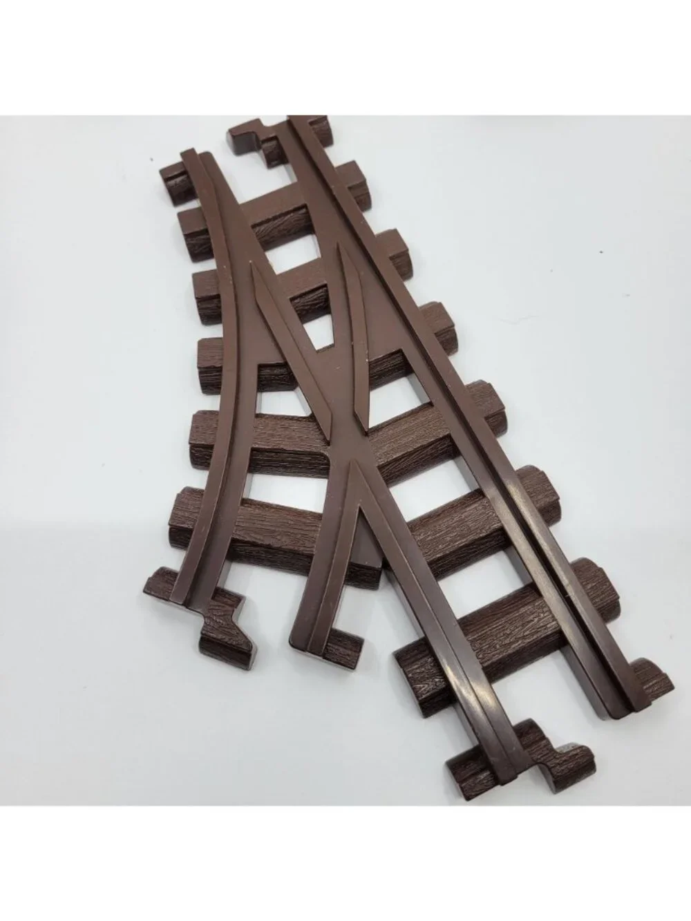 K'NEX Lincoln Logs Lot of 8 Replacement Dark Brown Train Tracks